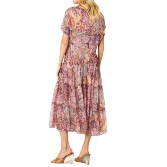Misa LA llya floral printed maxi dress size small - Picture 4 of 6